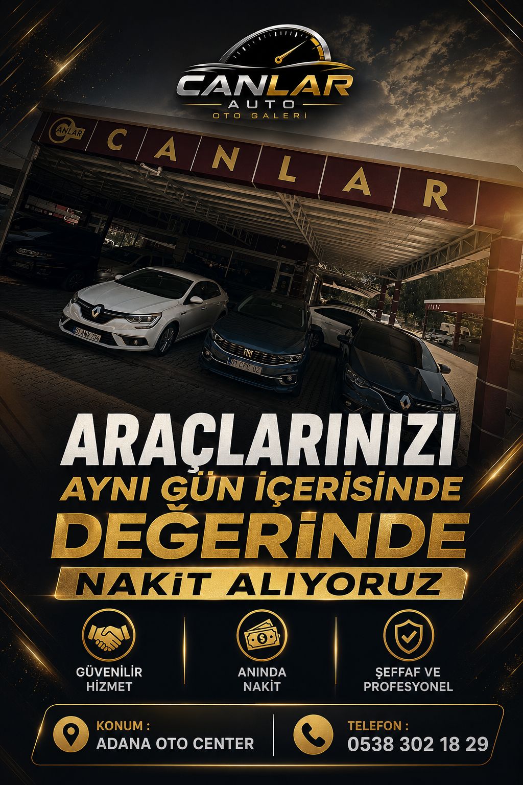 Canlar Auto reklam tasarımı